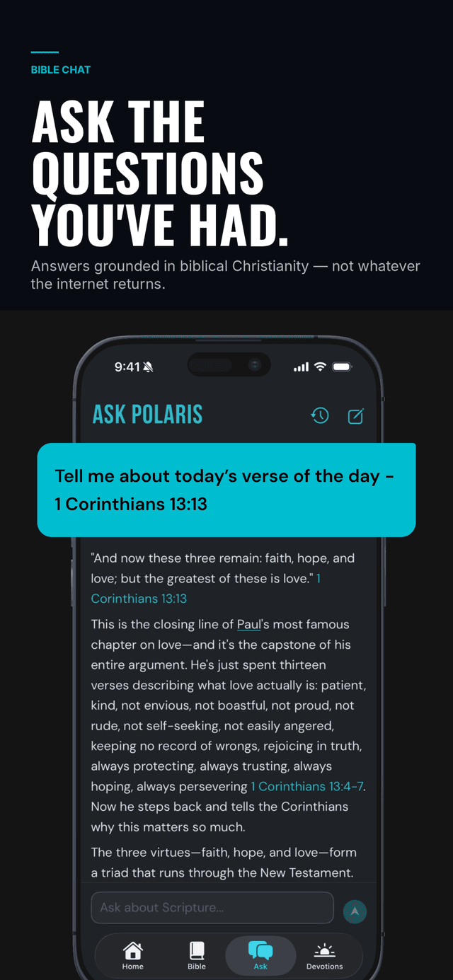 Ask your questions about the Bible